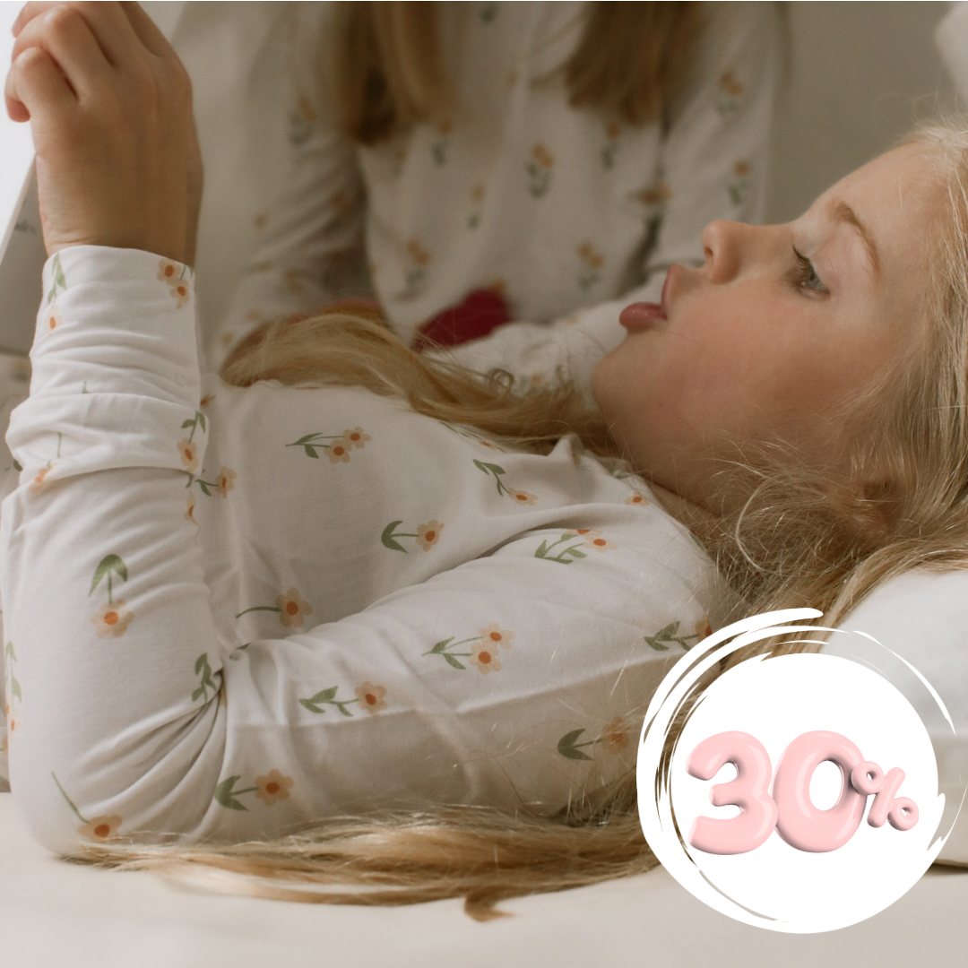 SOLDE - Pyjama bambou - Enfant - Petites fleurs - Margot