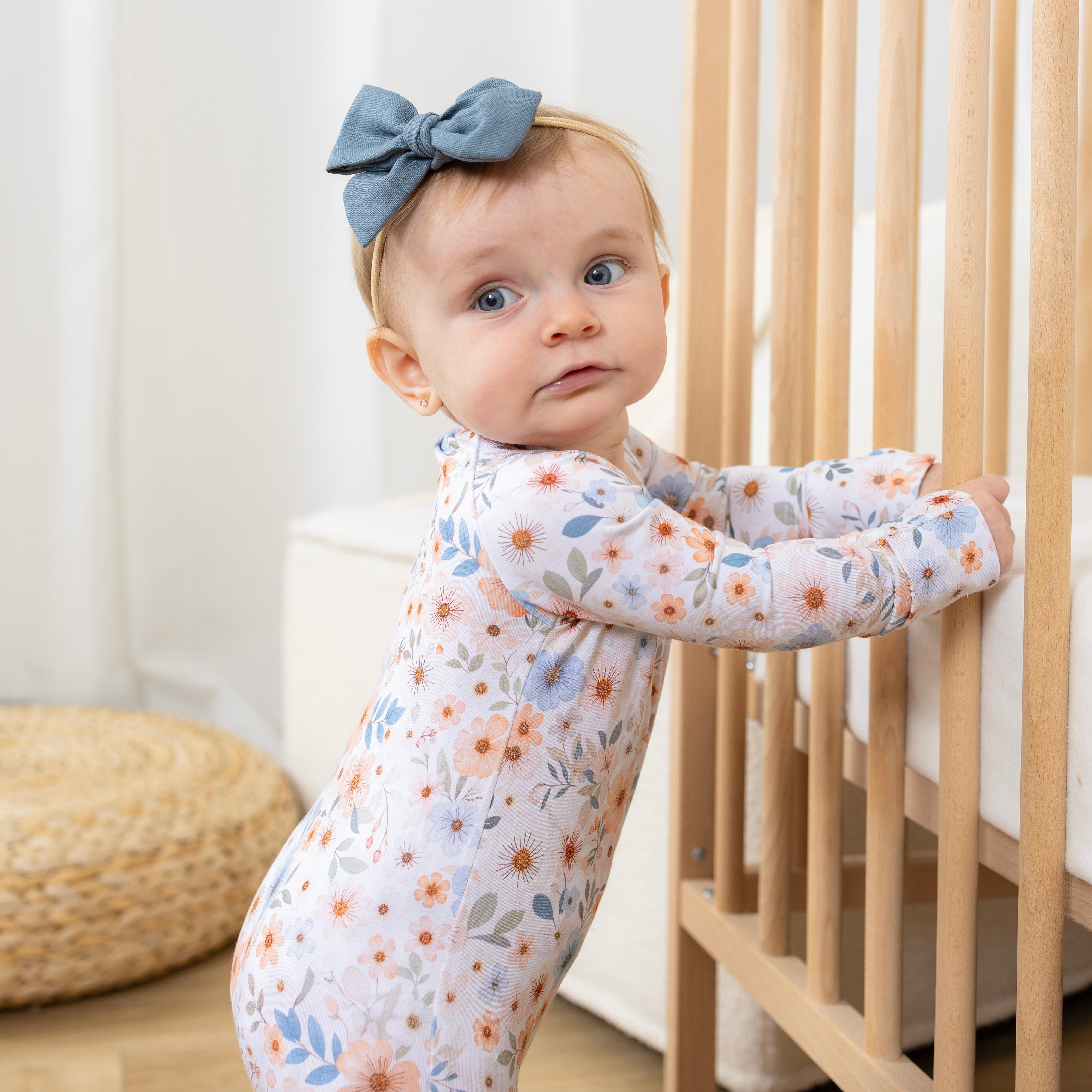 Pyjama bambou - Bébé - Fleurs - Esmée