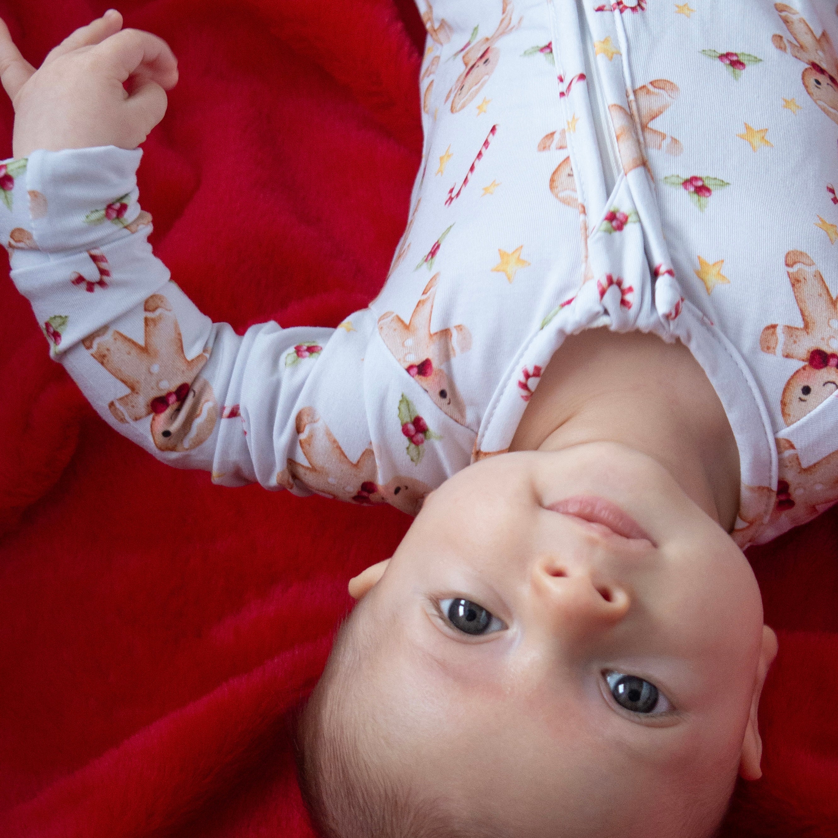 Pyjama bambou - Bébé - Noël - Biscuit pain d'épice