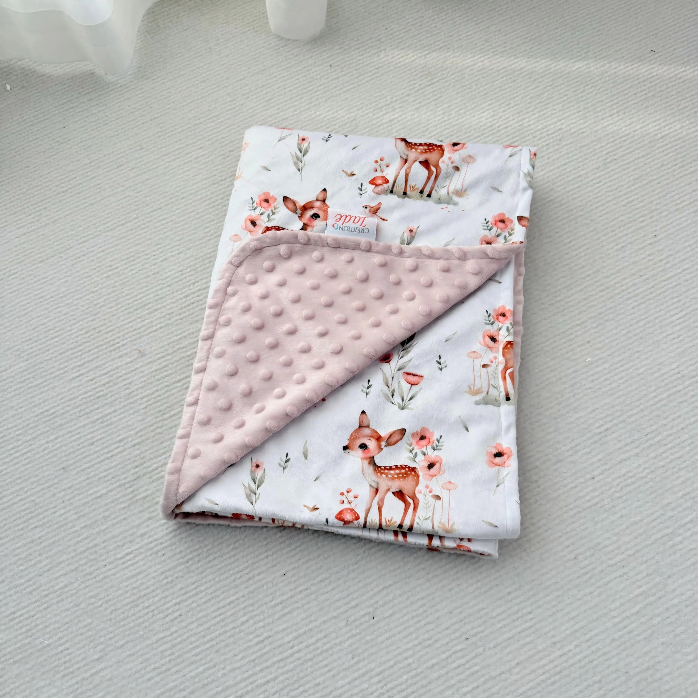 Doudou Minky & Minky dot - Bambi