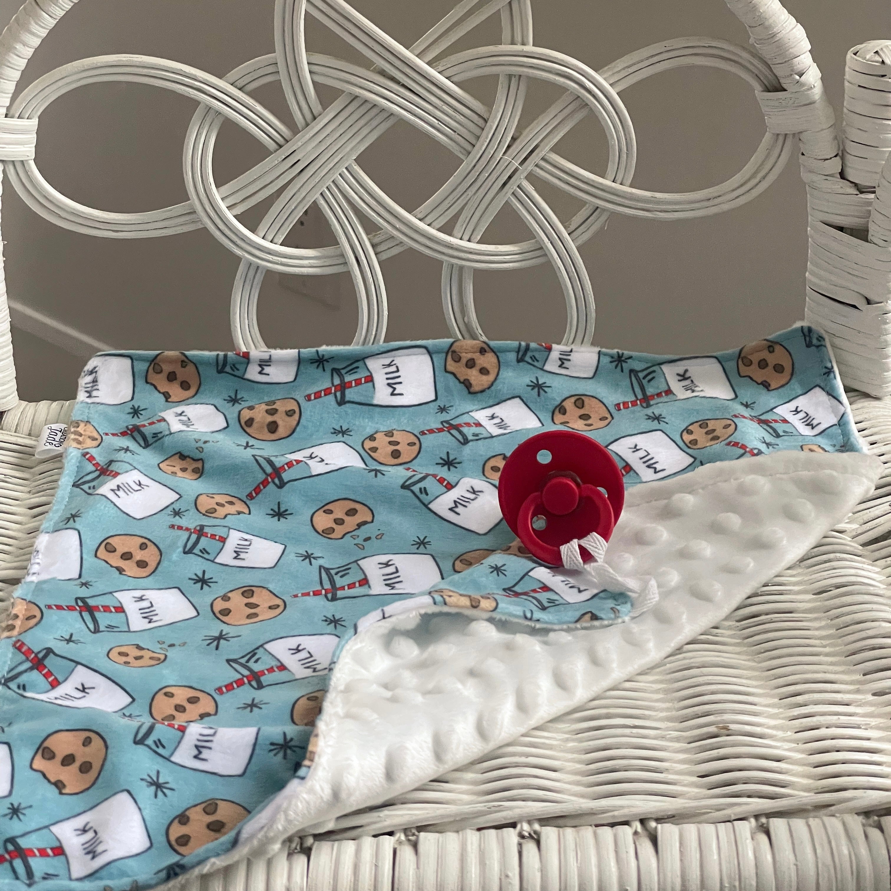doudou minky réconfort - Noël - Biscuit et lait