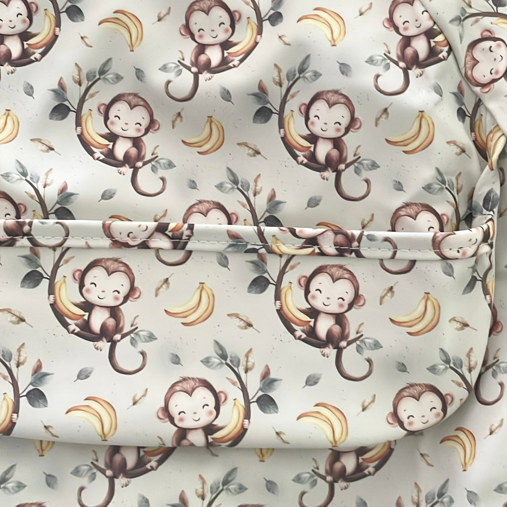 Bavettes manches longues - Poche haute  - Singe