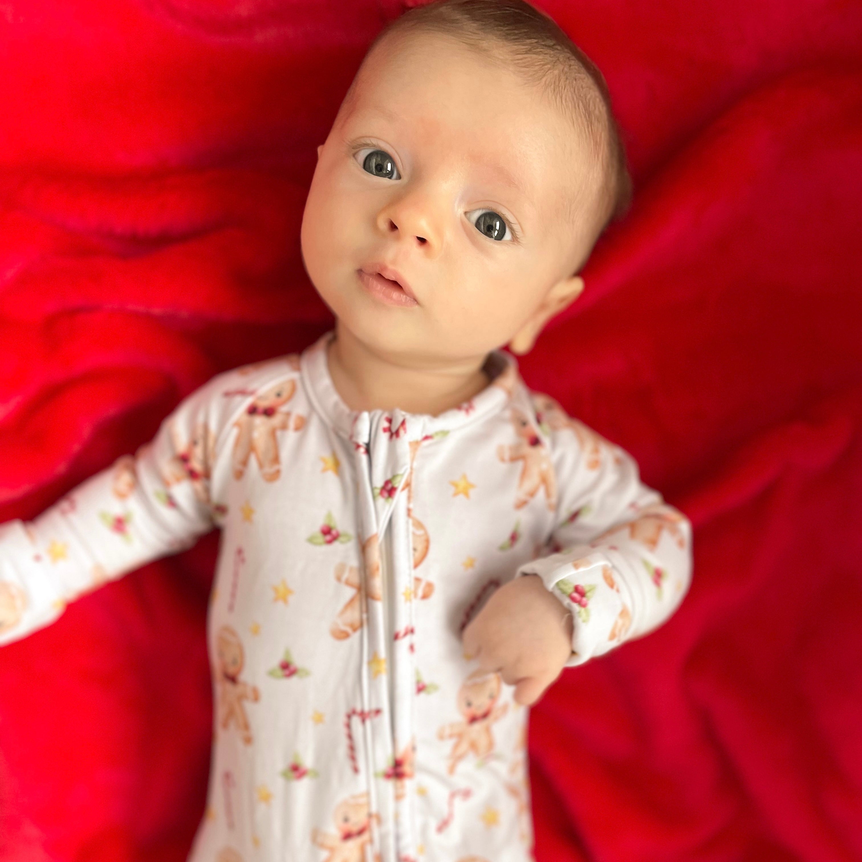 Pyjama bambou - Bébé - Noël - Biscuit pain d'épice