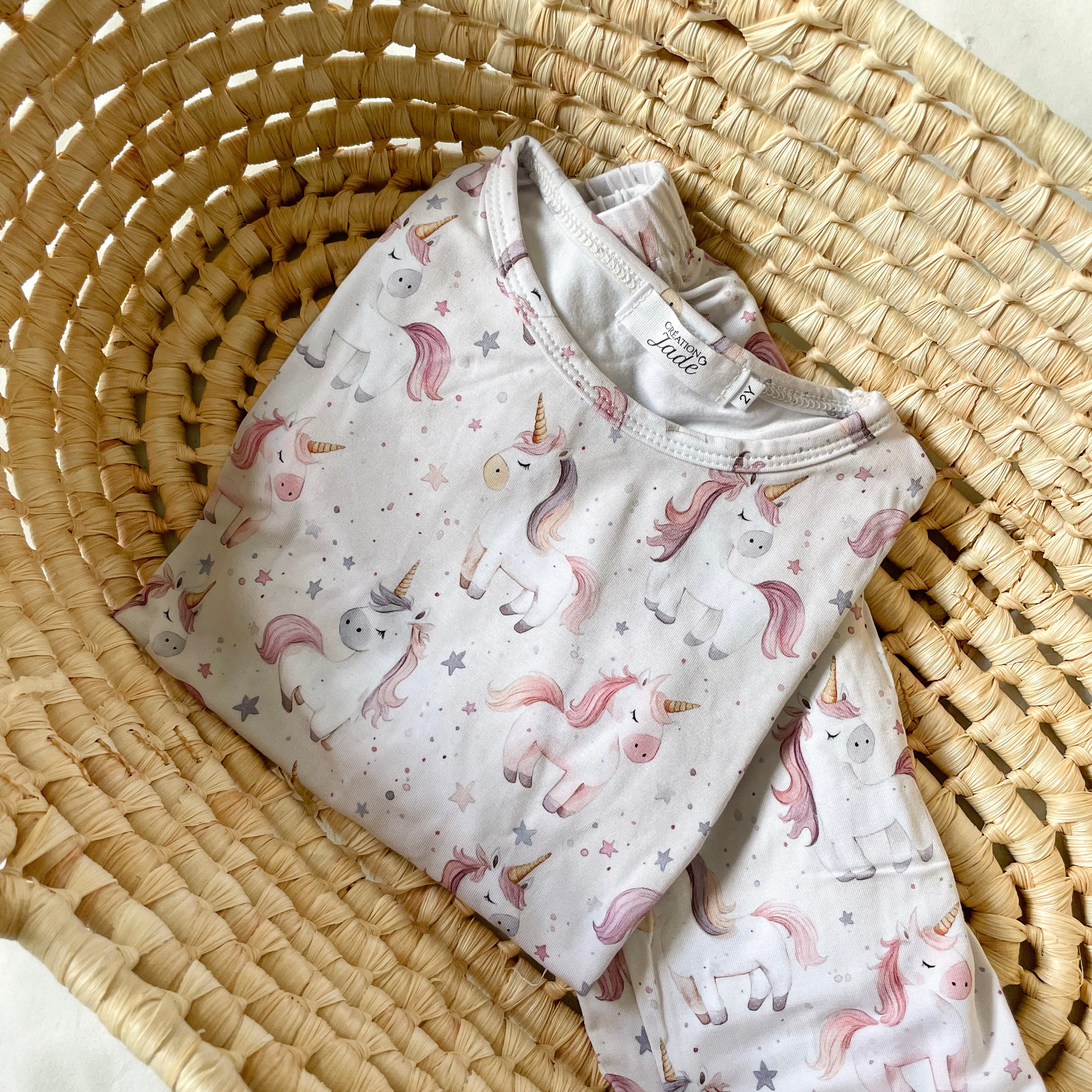 Pyjama Bambou - Enfant - Lily la licorne