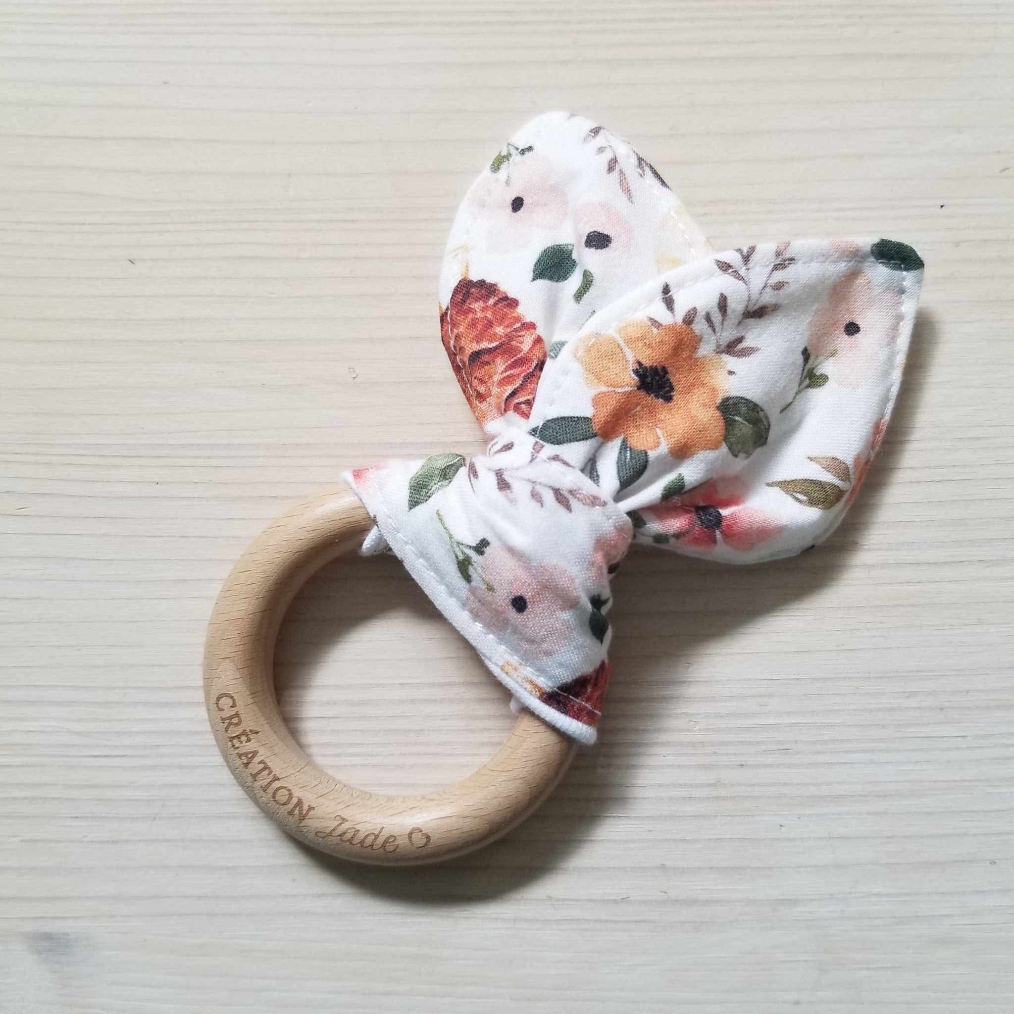 Oreille de lapin - Coq et fleurs