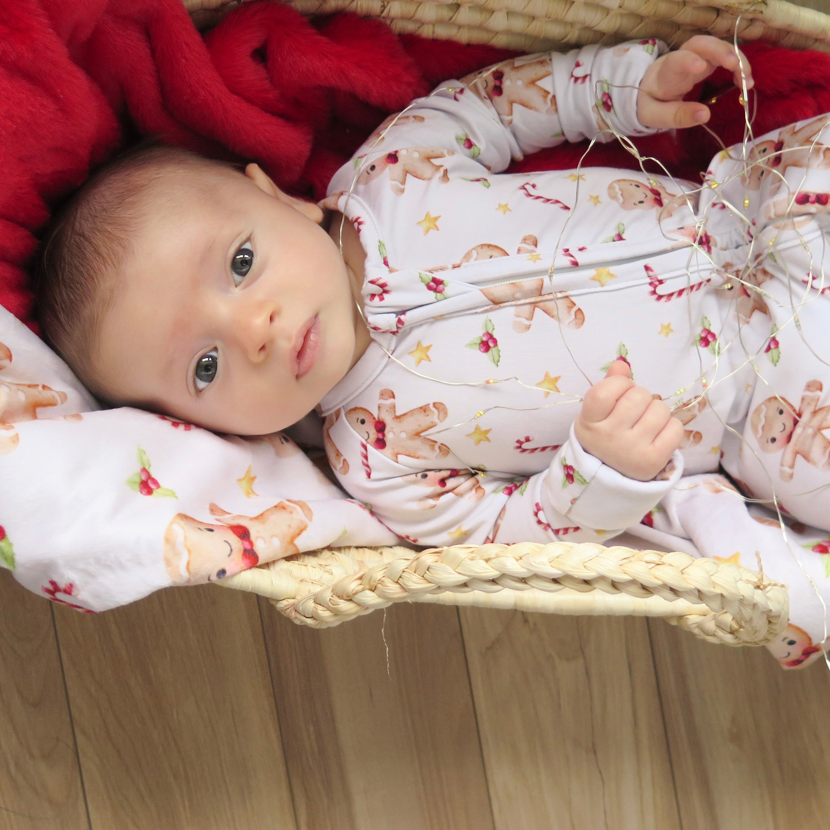 Pyjama bambou - Bébé - Noël - Biscuit pain d'épice