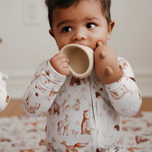 Pyjama pour bébé - Une pièce - Ours et animaux de la forêt