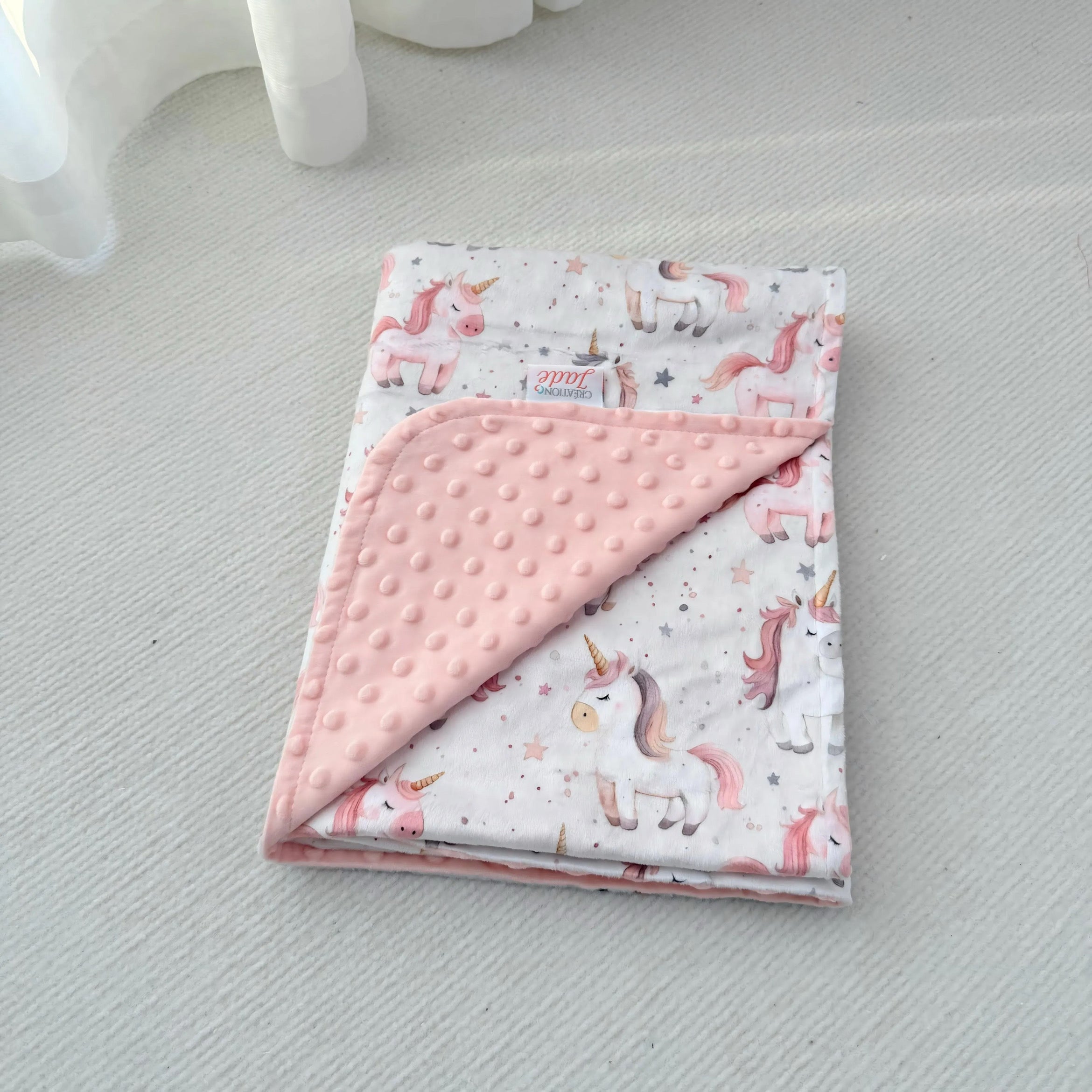 Doudou Minky & Minky dot - Lily la licorne