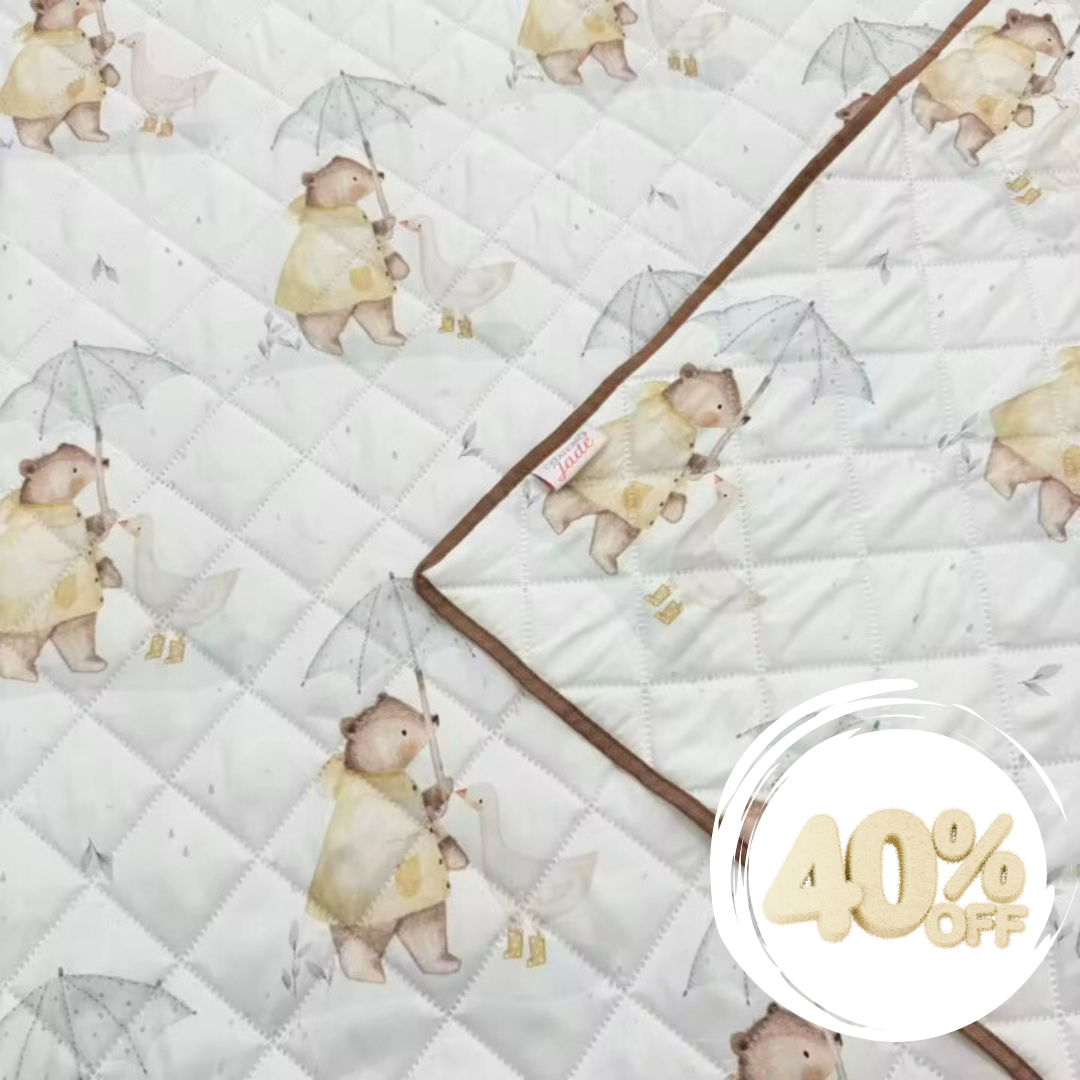 SOLDE 40% - Nappe  - Ours et oies
