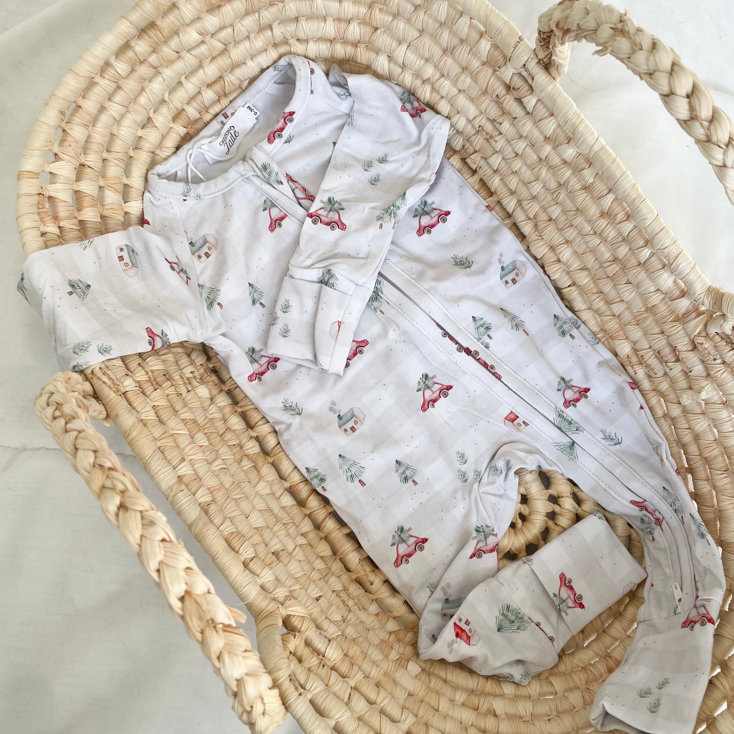 Pyjama bambou - Bébé - Noël - Ceuillette de Sapin