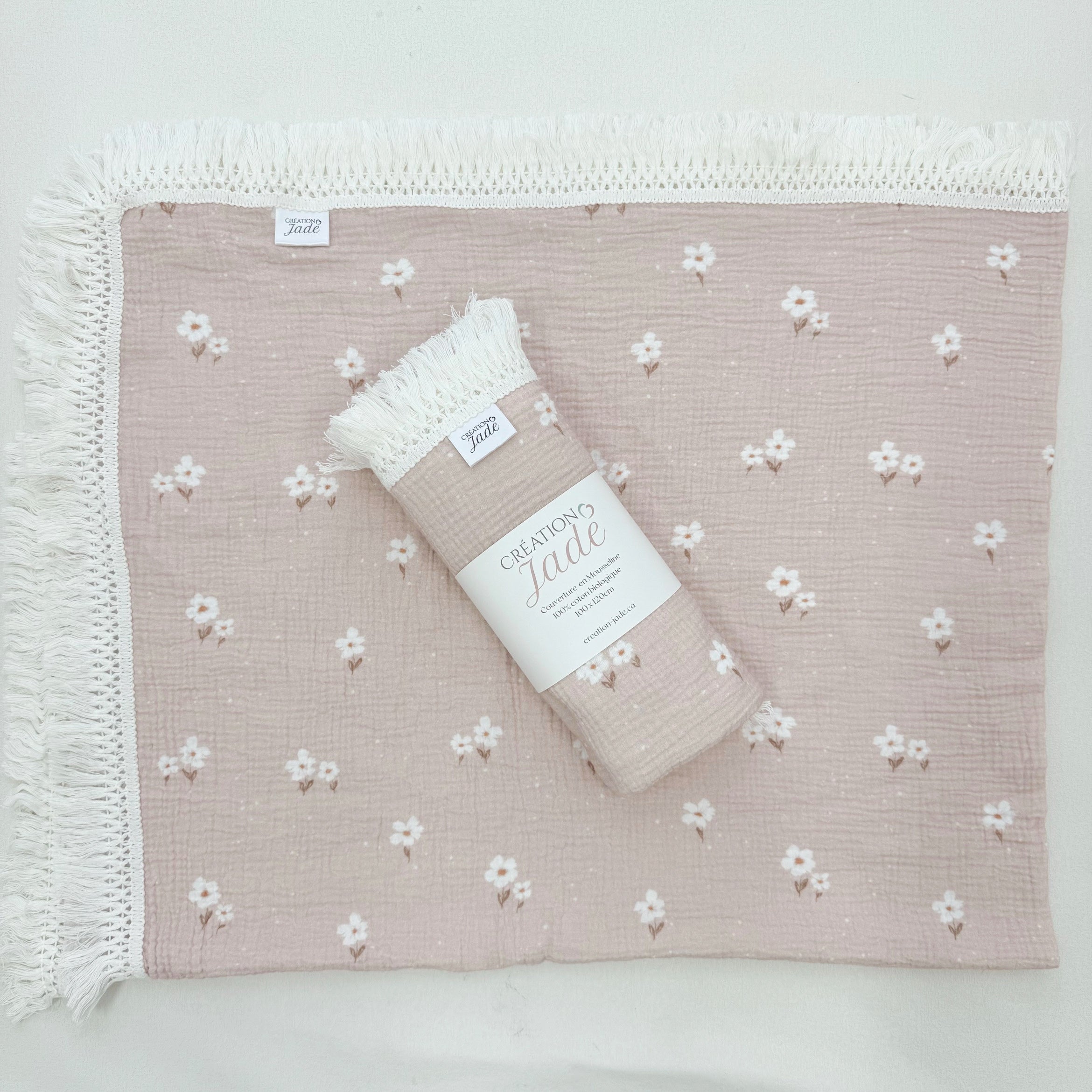 Mousseline Création Jade - Coton biologique - Eleonore