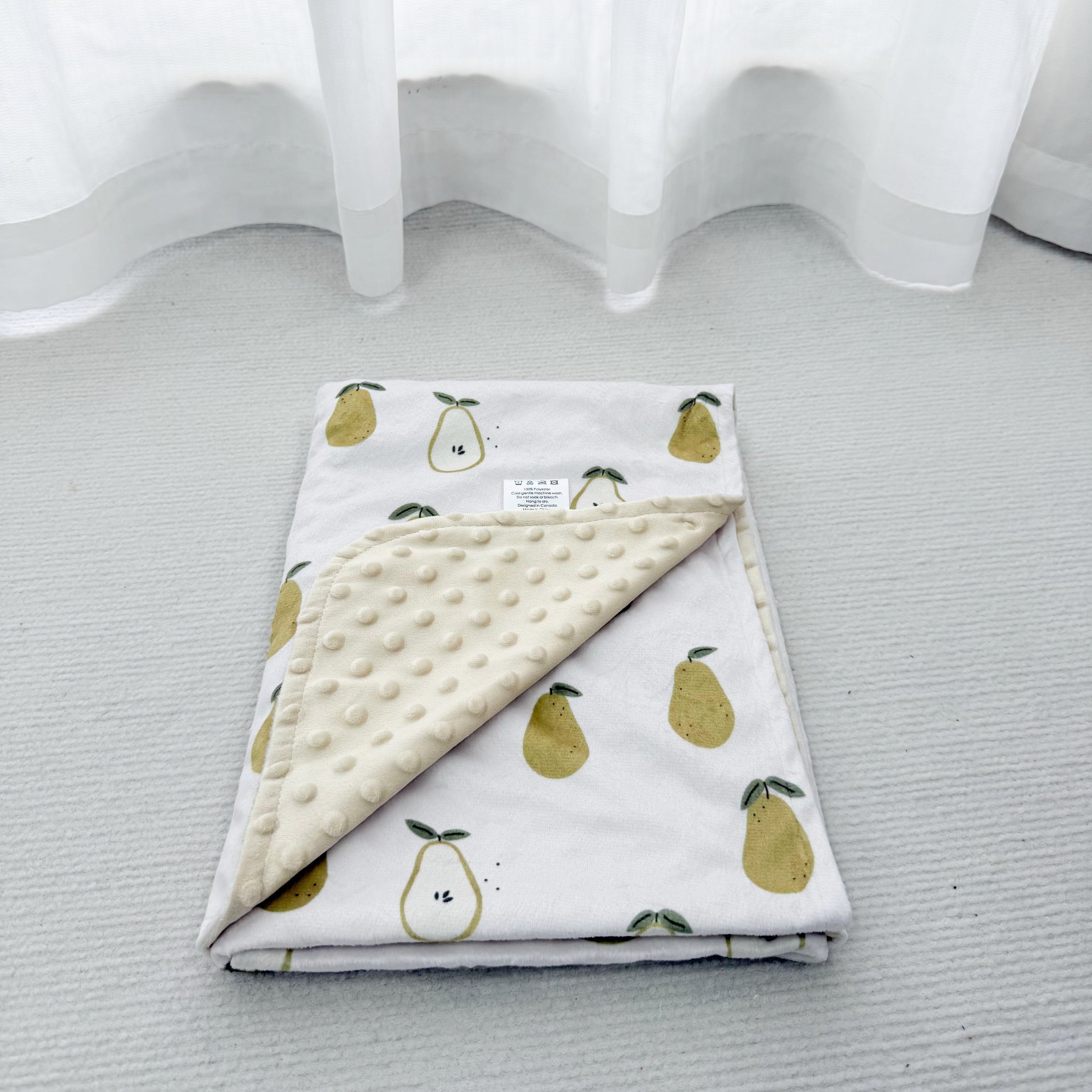 Doudou Minky & Minky dot - Poires