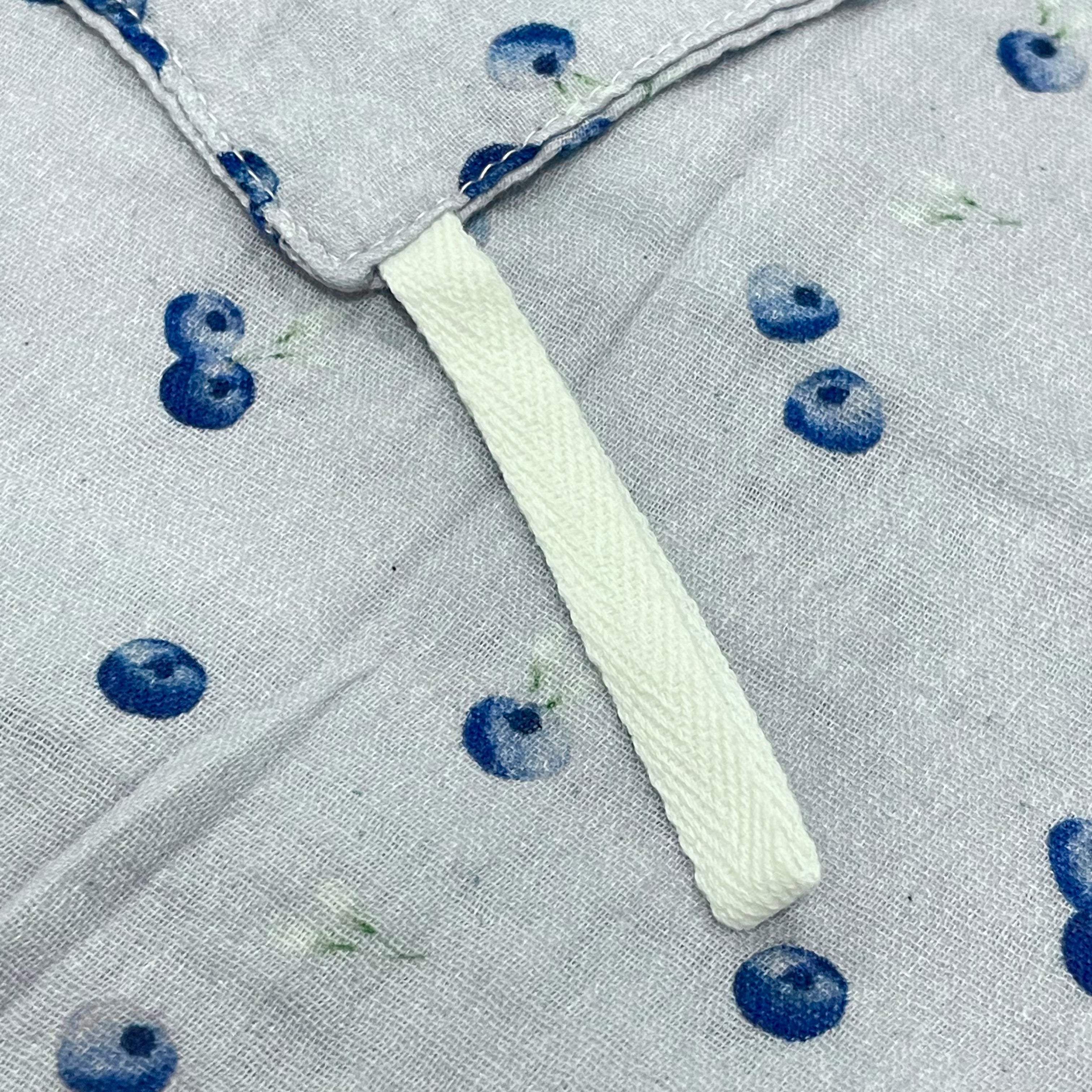 Mini mousseline réconfort - Coton biologique - Bleuet