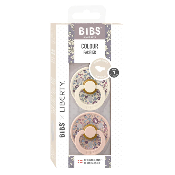 Suce Bibs - Liberty - Anatomical - Paquet de 2 - Eloise Blush