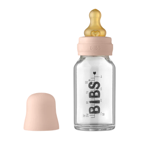 BIBS Biberon en verre - Ensemble complet Latex 110 ml - Blush