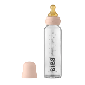 BIBS Biberon en verre - Ensemble complet Latex 225 ml - Blush