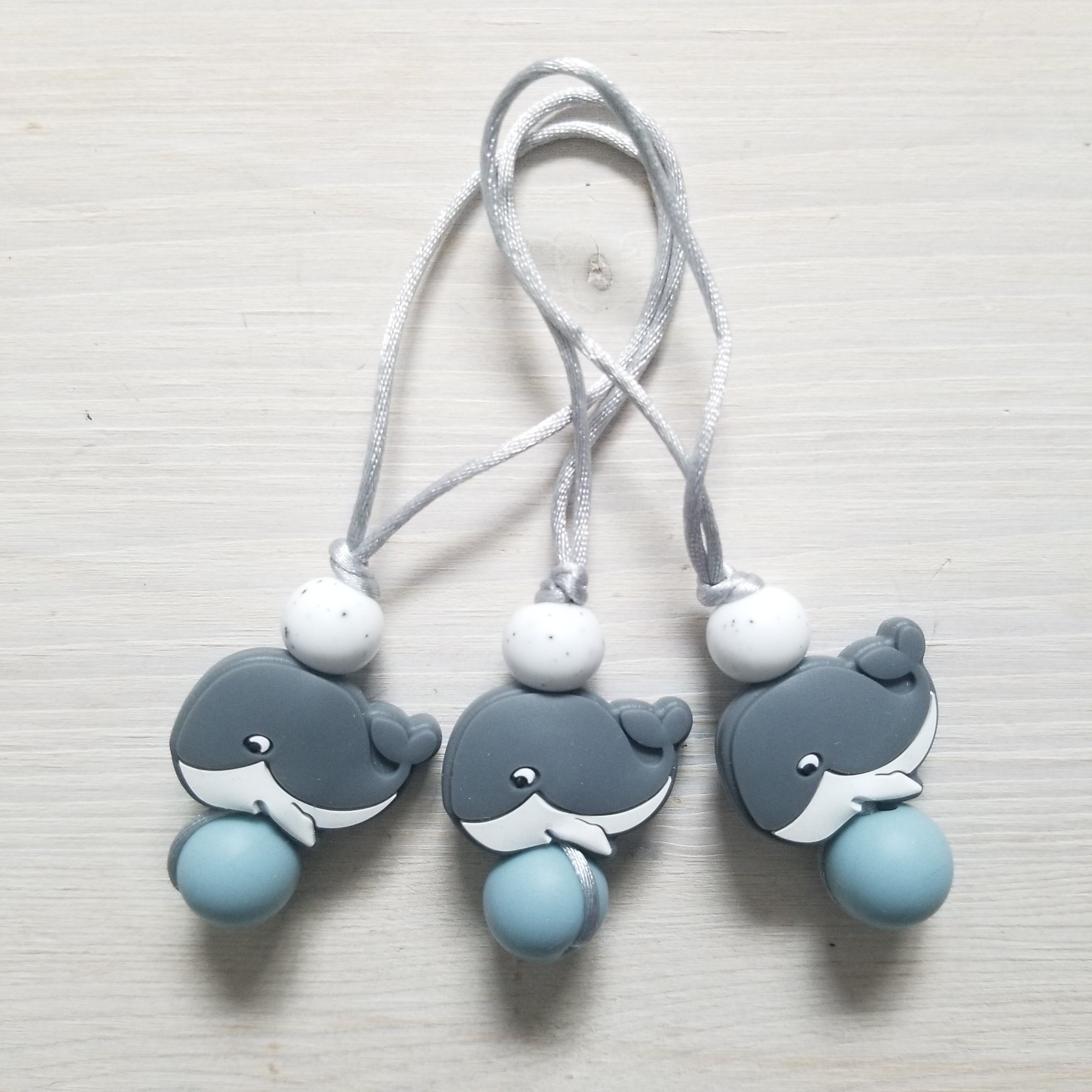 Zip à fermeture éclair - Baleine