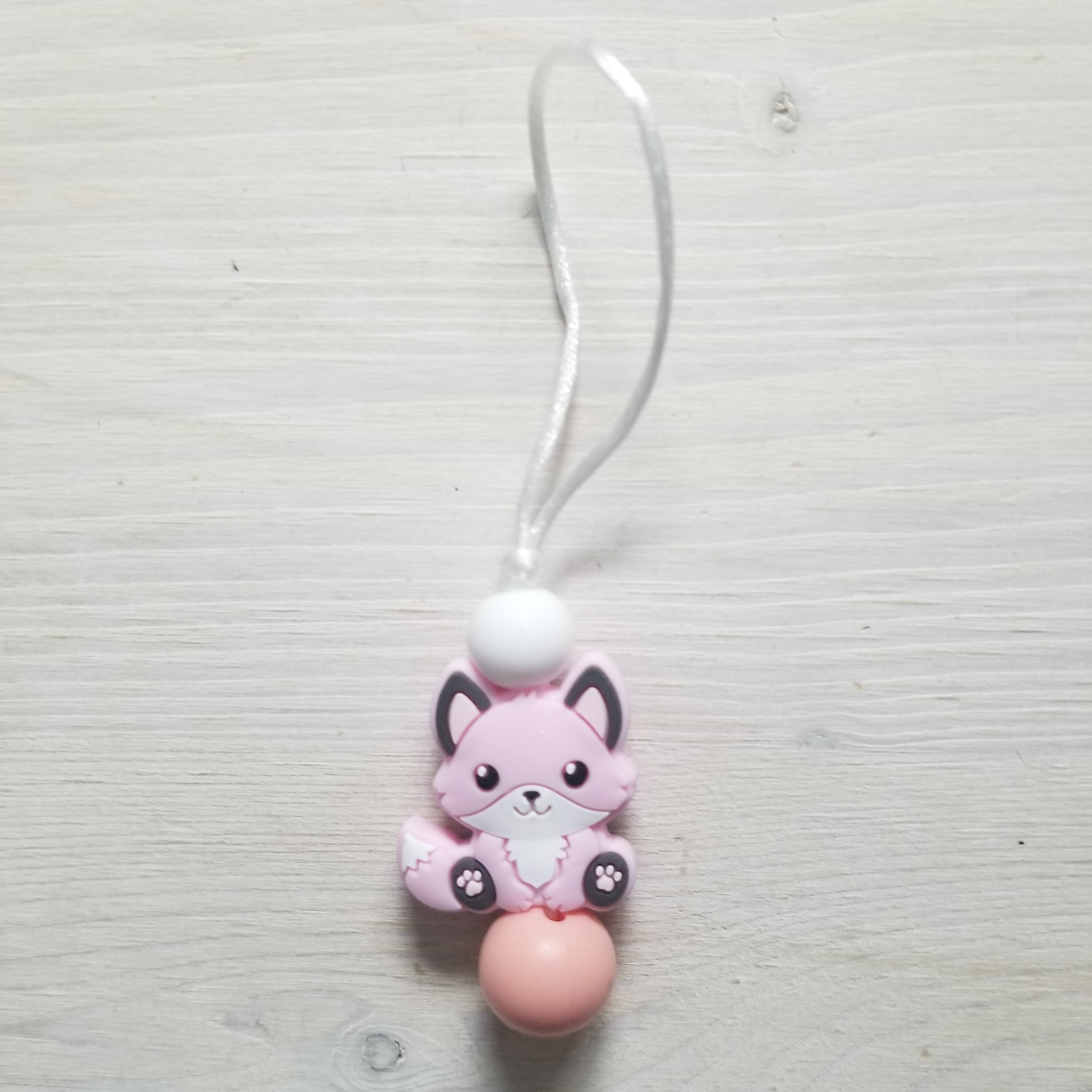 Zipette à fermeture éclair - Renard rose