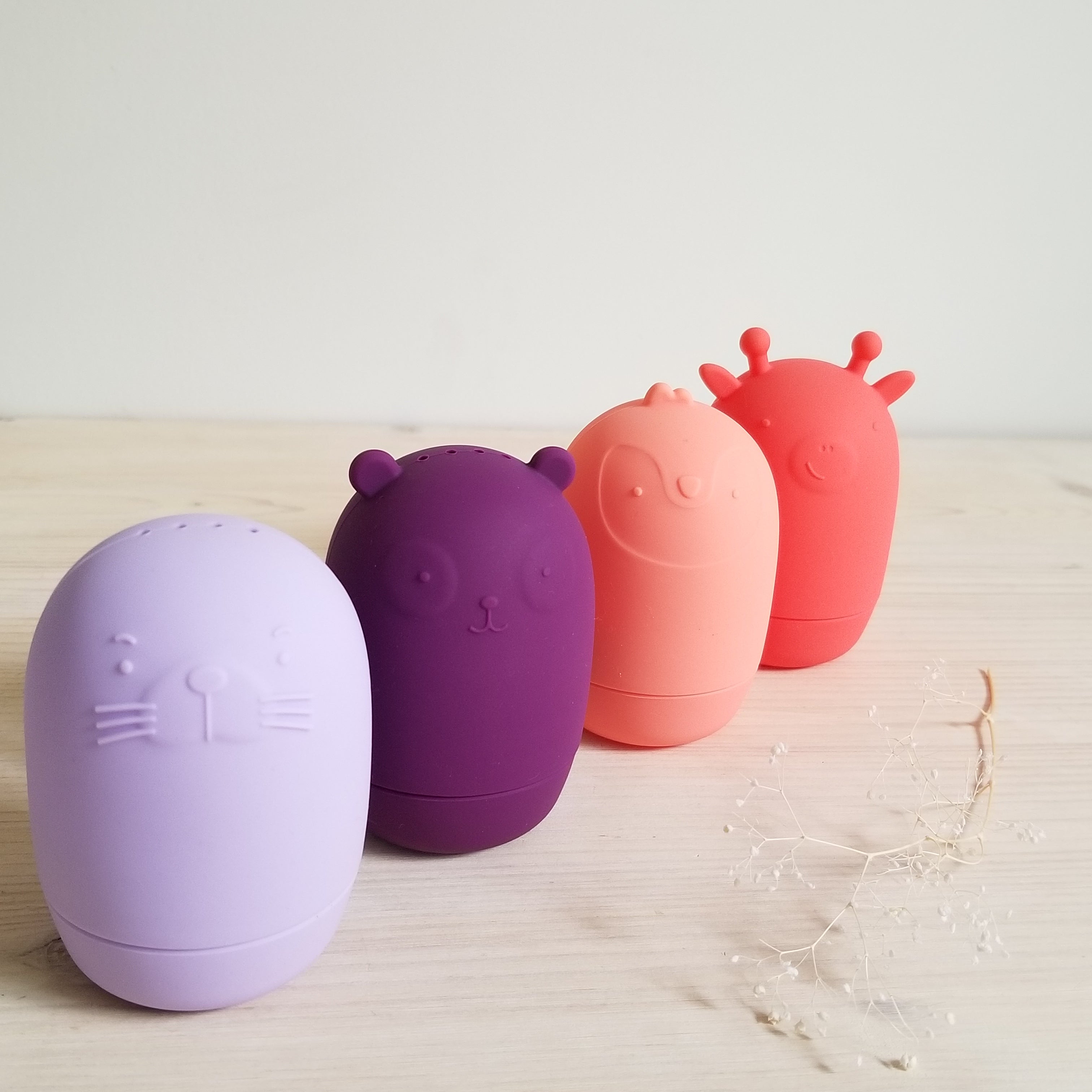 Nouveauté - Jouets pour le bain - corail et mauve