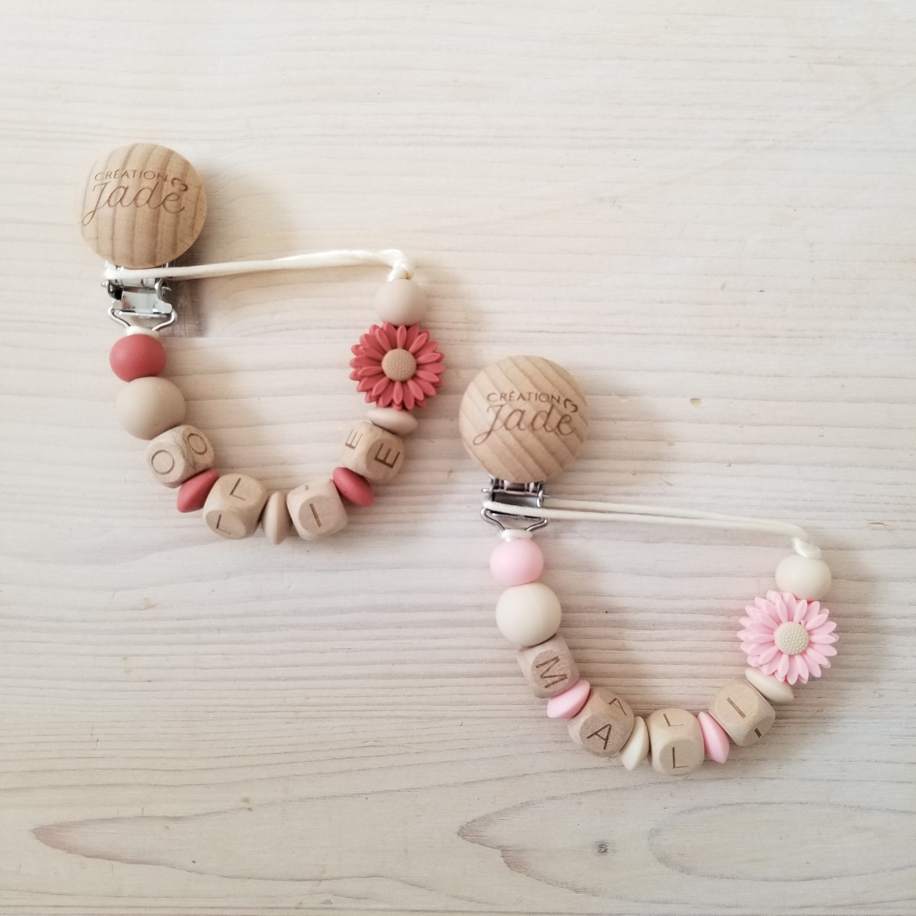 Attache-suce personnalisée - Clip bois (DÉLAIS 1-3SEM)