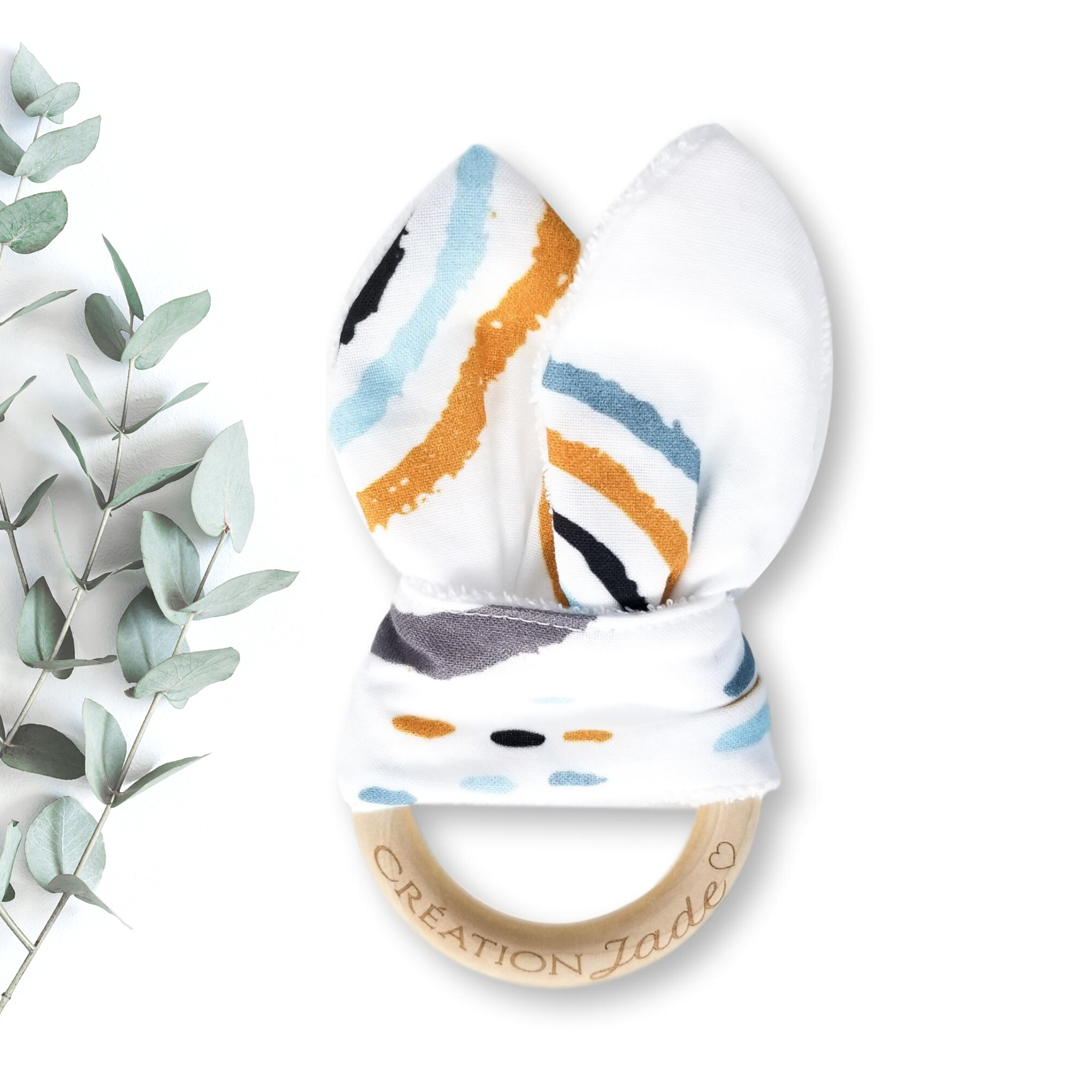 Oreilles de lapin - Arc-en-ciel bleu