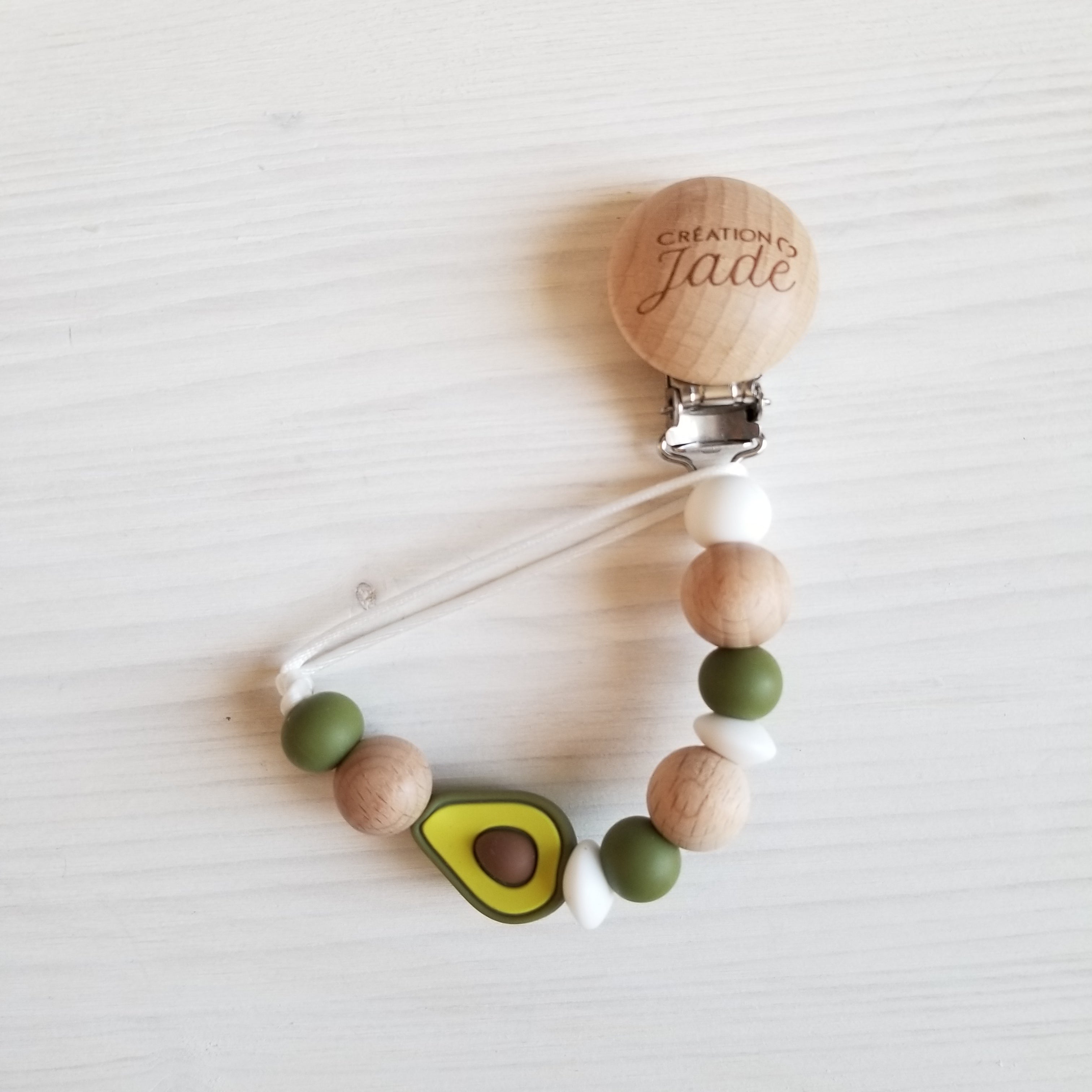 Attache-suce Bois - Avocat - Kaki