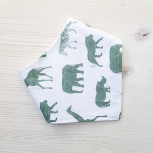 SOLDE 10$ - Bavoir Création Jade  -  Bandana - Safari