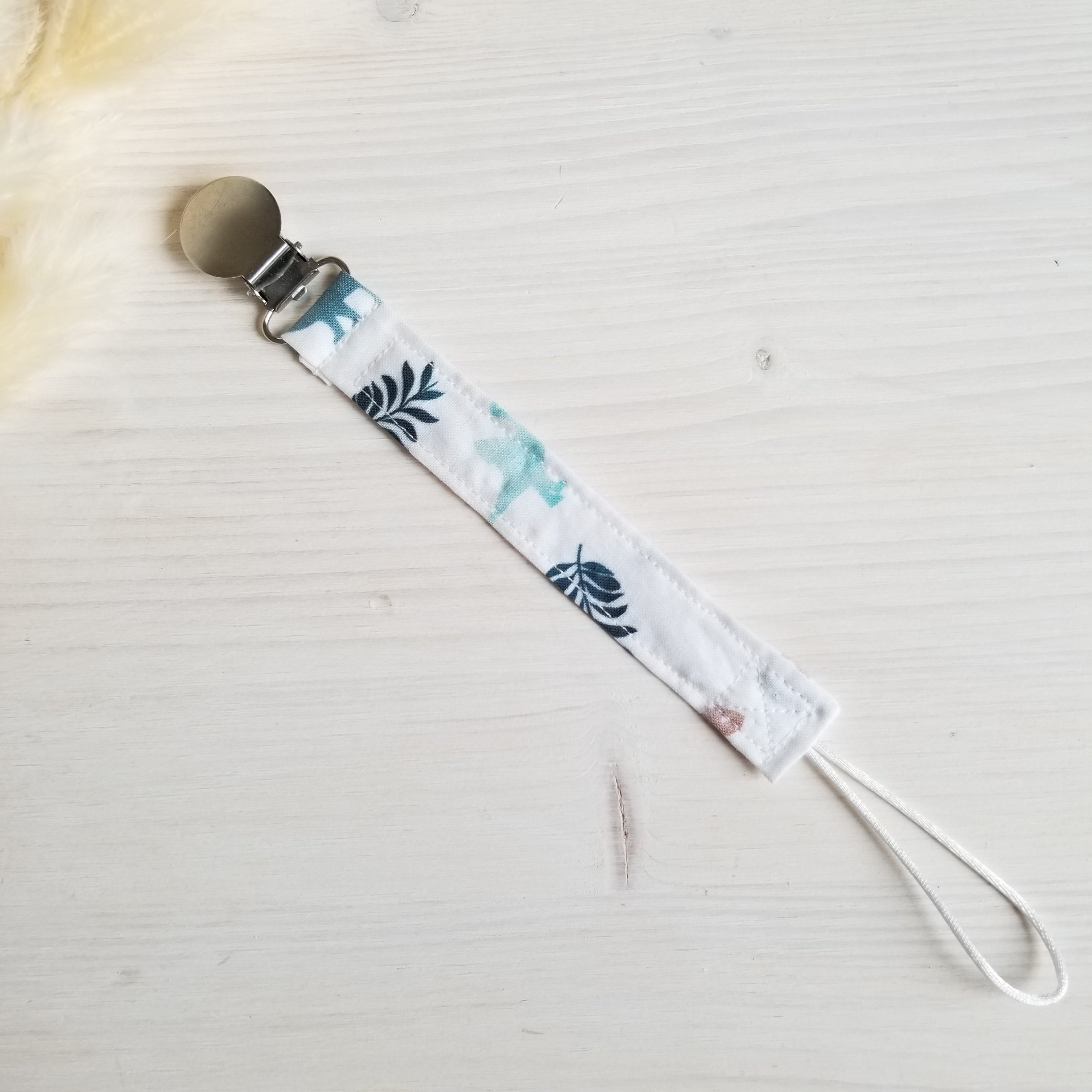 Attache-suce Tissu - clip Inox - Petits dinos