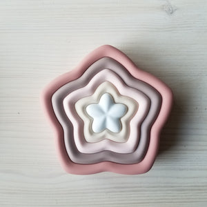 SOLDE 25$ - Formes à encastrer en silicone - Étoiles - Rose