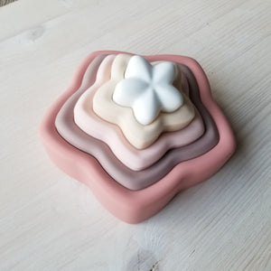 SOLDE 25$ - Formes à encastrer en silicone - Étoiles - Rose