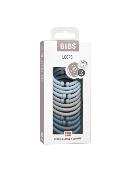 Bibs Loop - Linking toy- Blue